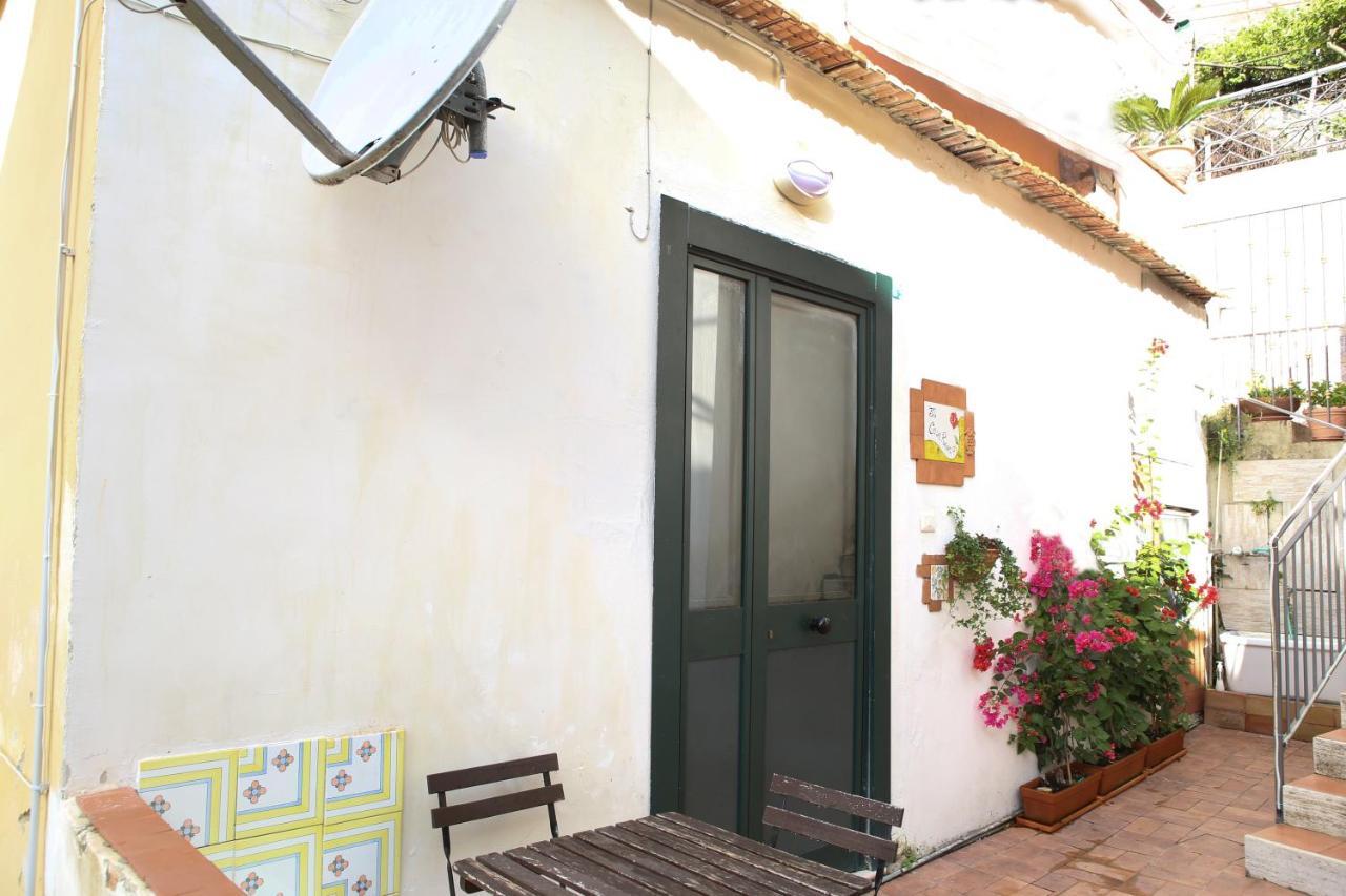 Casa Rosa Appartamento Con Giardino Cetara Eksteriør billede